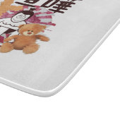 日本相撲東京 – ファイト！!（フィート）テディベア)白 カッティングボード (角)