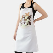 日本相撲東京 – ファイト!!(フィート)3匹の猫 エプロン (インサイチュ)