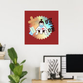 日本相撲東京 – ファイト!!危ない! ポスター (ホームオフィス)