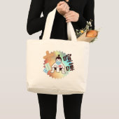日本相撲東京 – ファイト!!危ない! ラージトートバッグ (正面(商品))