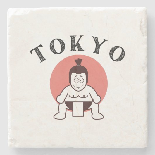 日本相撲東京 – 太陽の子 ストーンコースター (正面)
