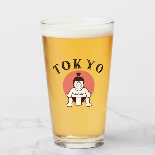 日本相撲東京 – 太陽の子 タンブラーグラス (ドリンク正面)