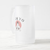 日本相撲東京 – 太陽の子 フロストグラスビールジョッキ (正面左)