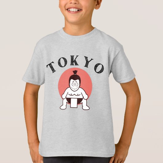 日本相撲東京 – 太陽の子 Tシャツ (正面)