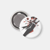 日本神デザイン マグネット (正面/裏面)