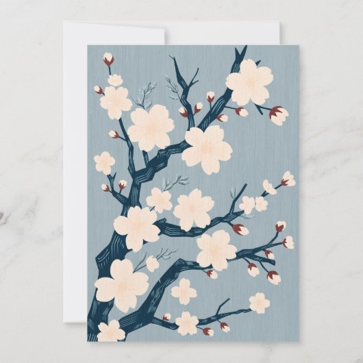 日本結婚語 招待状 (裏面)