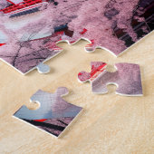 日本絵を描春美しい ジグソーパズル (側面)