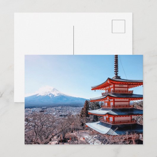 日本美しい ポストカード (正面/裏面)