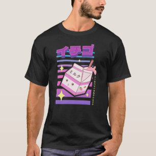 日本美学いちごミルシェイク Tシャツ