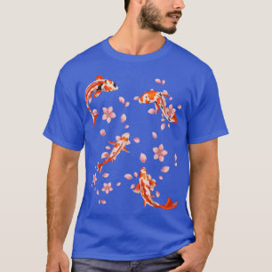 日本美学錦鯉さくらんぼブロッサム桜 Tシャツ