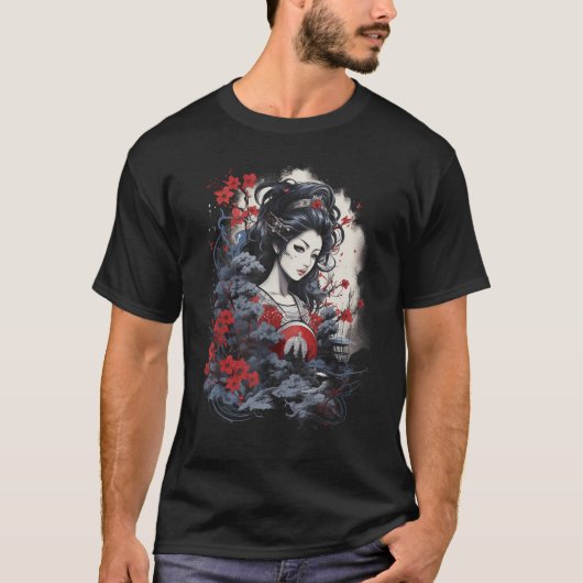 日本美術伝統的服デ日本のィズ Tシャツ (正面)