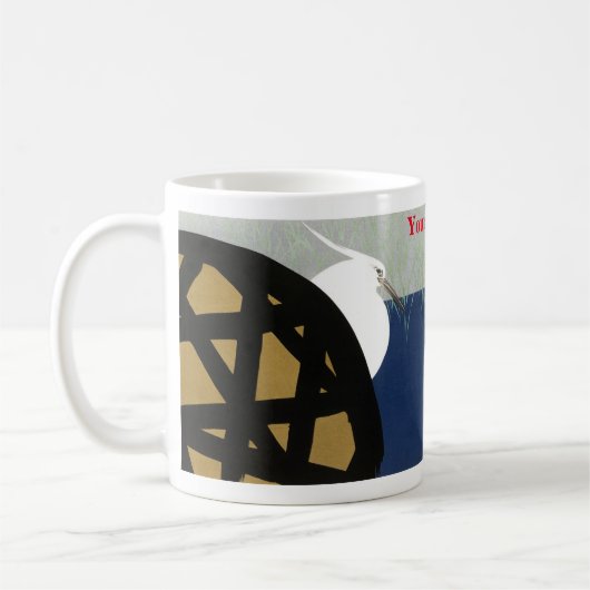 日本美術 コーヒーマグカップ (左)