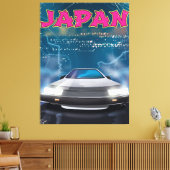 日本自動車旅行ポスター キャンバスプリント (インサイチュ (リビング))