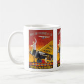 日本航空運送 コーヒーマグカップ (左)