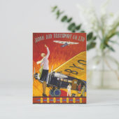 日本航空運送 ポストカード (スタンド正面)