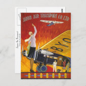 日本航空運送 ポストカード (正面/裏面)