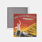 日本航空運送 マグネット (正面/裏面)