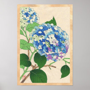 日本花のKawarazaki Shodoの花のカレンダー ポスター