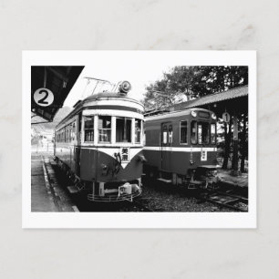 日本葉書美濃の旧鉄道駅 ポストカード