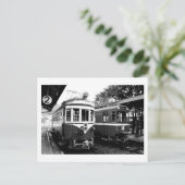 日本葉書美濃の旧鉄道駅 ポストカード (スタンド正面)