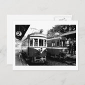 日本葉書美濃の旧鉄道駅 ポストカード (正面/裏面)