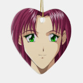 日本製アニメおよびマンガの顔 セラミックオーナメント (右)