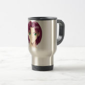 日本製アニメおよびマンガの顔 トラベルマグ (正面右)