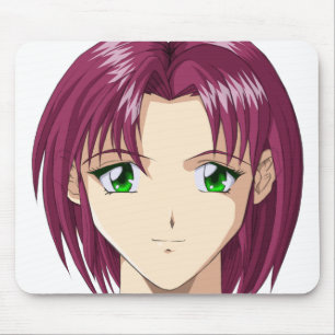 日本製アニメおよびマンガの顔 マウスパッド