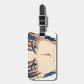 日本製アニメおよびマンガの顔 ラゲッジタグ (正面縦)