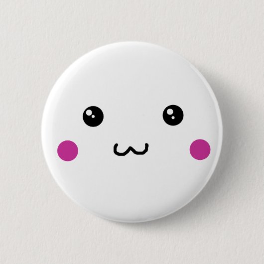 日本製アニメのかわいいボタン 缶バッジ (正面)