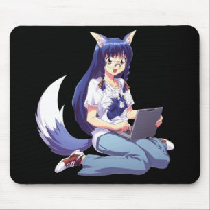 日本製アニメのギークのマウスパッド マウスパッド