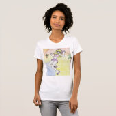 日本製アニメのスケッチ Tシャツ (正面フル)