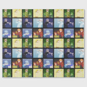 日本製アニメのスタイルの要素の包装紙 ラッピングペーパー (フラット)