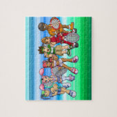 日本製アニメのテニスのキャラクター ジグソーパズル (縦)