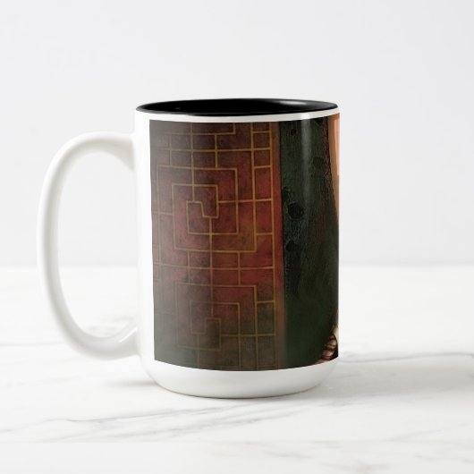 日本製アニメのマグ ツートーンマグカップ (左)