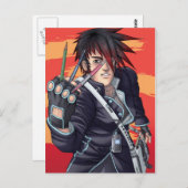 日本製アニメのマンガの芸術家 ポストカード (正面/裏面)