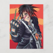 日本製アニメのマンガの芸術家 ポストカード (正面)