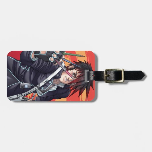 日本製アニメのマンガの芸術家 ラゲッジタグ (正面横)