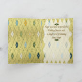 日本製アニメの女の子のギフトカード シーズンカード (内部)