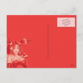 日本製アニメの女の子のクリスマスの毛 シーズンポストカード (裏面)