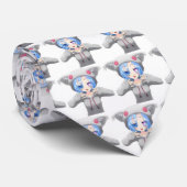 日本製アニメの女の子のタイ ネクタイ (ロール)