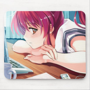 日本製アニメの女の子のマウスパッド マウスパッド