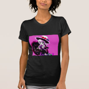 日本製アニメの女の子のマンガのかわいいの礼儀のEmoのゴシック様式パン Tシャツ