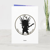 日本製アニメの女の子の休日の挨拶 シーズンカード (裏面)