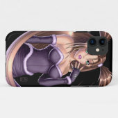 日本製アニメの女の子- Nikki Case-Mate iPhoneケース (裏面(横))