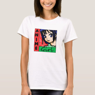 日本製アニメの女の子 Tシャツ