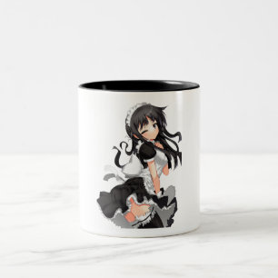 日本製アニメの女中 ツートーンマグカップ