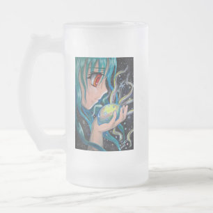 日本製アニメの妖精 フロストグラスビールジョッキ