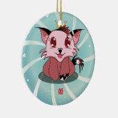 日本製アニメの子猫- Himeのオーナメント セラミックオーナメント (右)