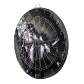 日本製アニメの戦士の女の子 ダーツボード (正面右)